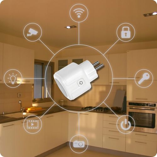 INTELIGENTNE GNIAZDKO WiFi SMART TUYA WATOMIERZ PROGRAMATOR TIMER na Arena.pl