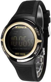Xonix Zegarek sportowy damski i dziecięcy, wielofunkcyjny, stoper, wodoszczelny 100m, antyalergiczny