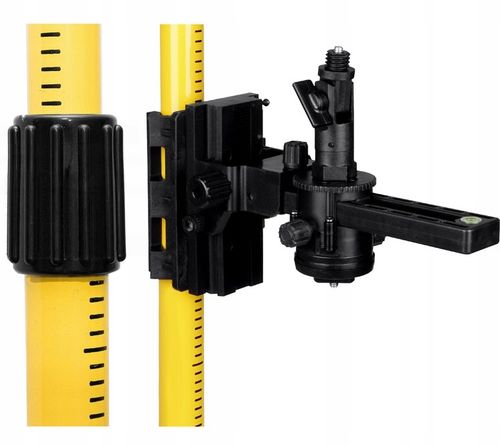 STATYW ROZPOROWY TYCZKA DO LASERA POZIOMICY 285 CM +ADAPTER DO SKOSÓW na Arena.pl