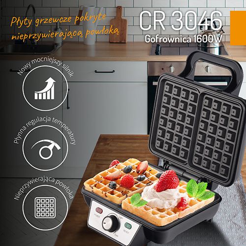 CR 3046 Gofrownica 1600W zdjęcie 16