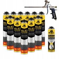 Piano KLEJ DO STYROPIANU EPS XPS 800ml Piana MOCNY WYDAJNY Zestaw Start-owy