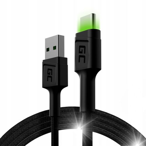 Kabel Green Cell USB - USB typ C 1,2 m czarny na Arena.pl