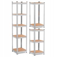 REGAŁ METALOWY MAGAZYNOWY 180x40x40cm 100kg 2w1