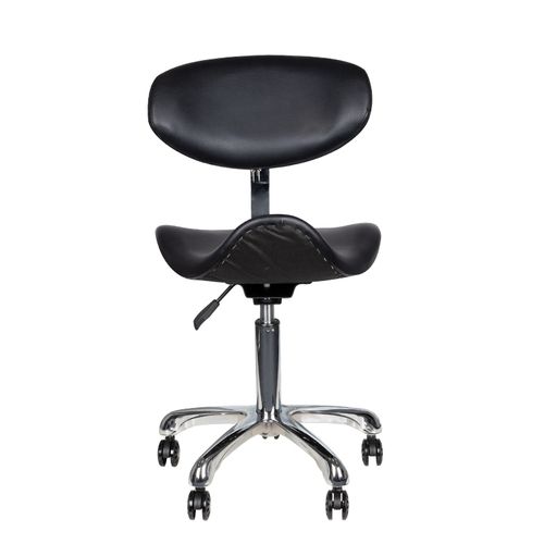 Taboret kosmetyczny 1637 czarny na Arena.pl