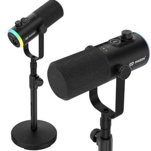 Mikrofon Mozos GM-ONE-BK dynamiczny mikrofon studyjny USB-C i XLR na Arena.pl