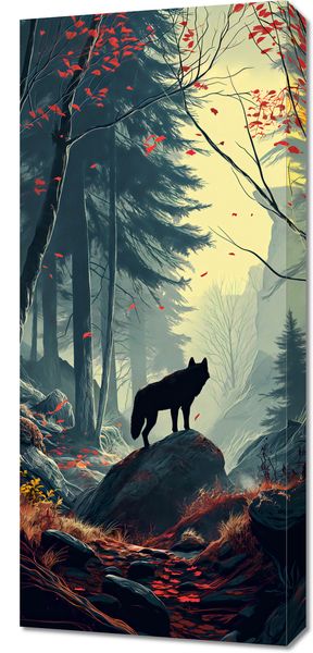 Obraz 40x90cm Leśne Echa zdjęcie 1