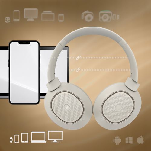 Słuchawki BEZPRZEWODOWE Bluetooth PowerLocus Universe ANC Micro Etui 60h na Arena.pl