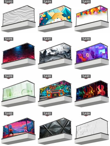 Osłona balkonowa mata ozdobna na balkon na wymiar ABSTRAKCYJNE WZORY na Arena.pl