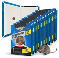 PUŁAPKA LEPOWA LEP MYSZOŁAPKA NA MYSZY SZCZURY I GRYZONIE NO PEST Z