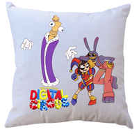 Poduszka z wkładem The Amazing Digital Circus - Niesamowity cyfrowy cyrk