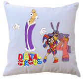 Poduszka z wkładem The Amazing Digital Circus - Niesamowity cyfrowy cyrk