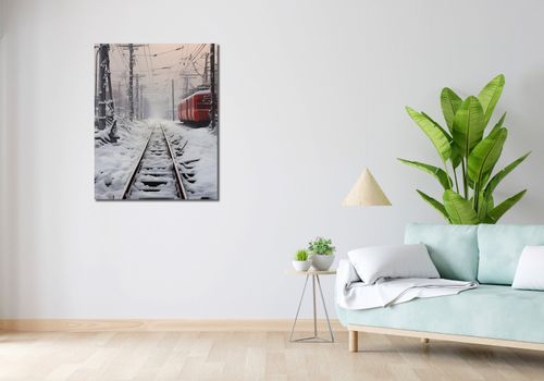 Obraz 70x90cm Podróż po Torach na Arena.pl