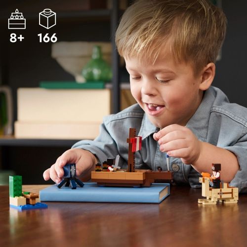 Klocki Minecraft 21259 Rejs statkiem pirackim na Arena.pl