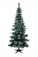 SZTUCZNA CHOINKA OŚNIEŻONA 220CM GĘSTA ŚWIĄTECZNA NOWA