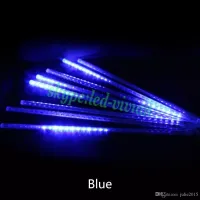 LAMPKI SOPLE METEORY SPADAJĄCY ŚNIEG 50CM NIEBIESK