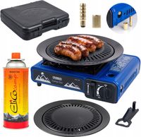 KUCHENKA GAZOWA TURYSTYCZNA CAMPGAZ na kartusze i butle 2w1+KARTUSZ + GRILL