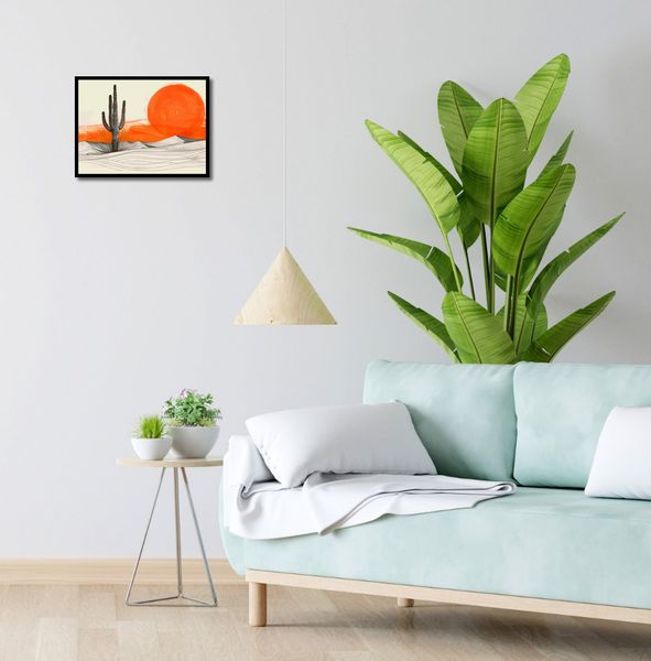 Plakat 40x30cm Kaktus Saguaro zdjęcie 4
