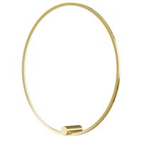 Okrągły ścienny kinkiet Ringa WL0116-L-GD LED 45W 3000-4000K IP44 złoty