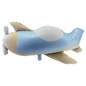 Balon foliowy samolot samolocik niebieski, 78x42 cm