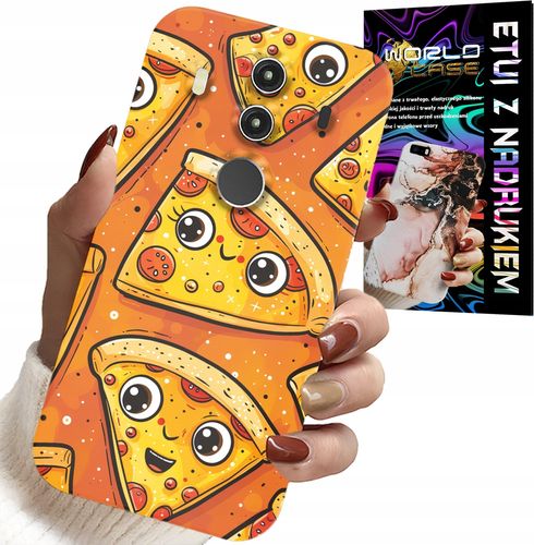 ETUI DO HUAWEI MATE 10 PRO - SŁODKIE UŚMIECHNIĘTE PIZZE CASE + FOLIA na Arena.pl
