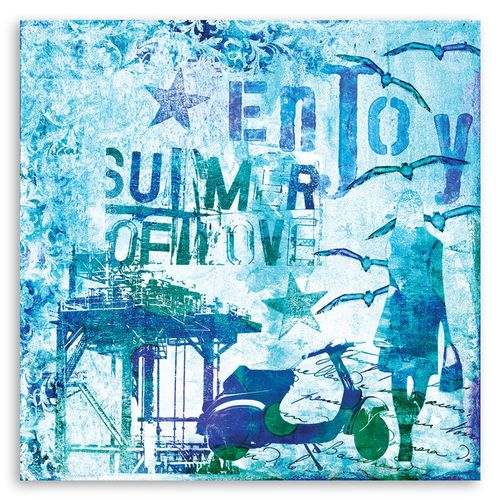 Obraz na płótnie – Canvas, Enjoy summer 2 40x40 na Arena.pl