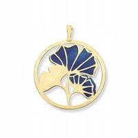 POZŁACANY WISIOREK ZAWIESZKA Z TYTANU KWIAT