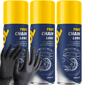 3X MANNOL CHAIN LUBE SMAR DO ŁAŃCUCHA ROWEROWEGO ZĘBATEK ŁAŃCUCHÓW MOTOCYKL