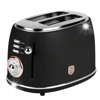 Toster opiekacz do tostów grzanek Berlinger Haus BH-9517 Black rose