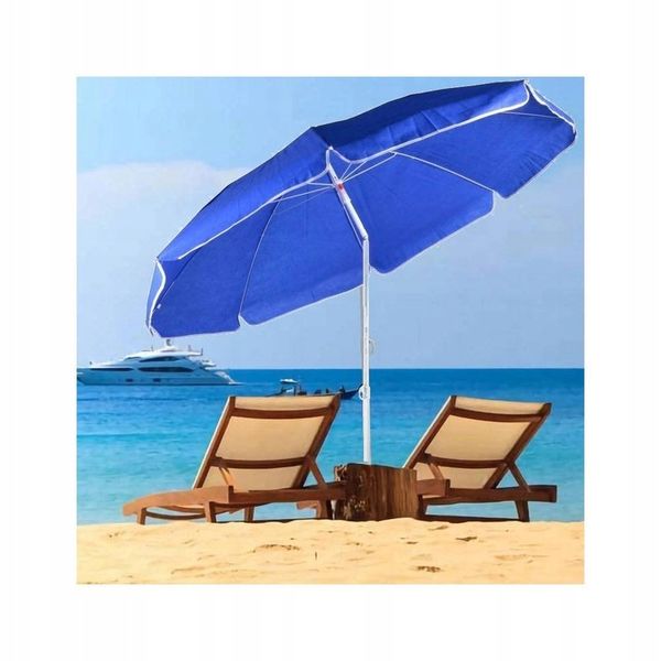 Parasol ogrodowy TNT 180 cm - niebieski zdjęcie 8