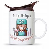 Kubek Prezent Dla Dentysty Jaka Twoja Supermoc? Z Nadrukiem Ze Zdjęciem