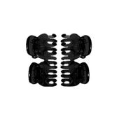 DONEGAL KLAMRA MINI czarna/bursztyn 4szt (FA-9930)