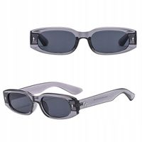 OKULARY PRZECIWSŁONECZNE filtr UV400 Szare damskie męskie + ETUI+ŚCIERKA