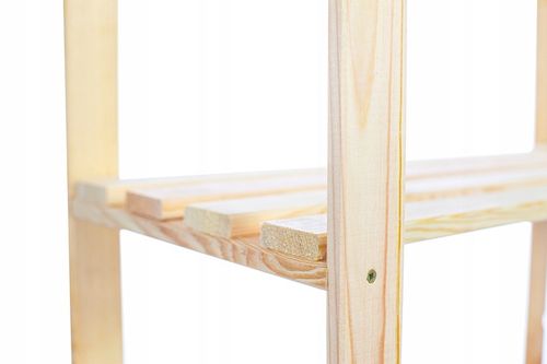Regał drewniany biurowy garażowy do spiżarni 5 półek 170x80x28,5 na Arena.pl
