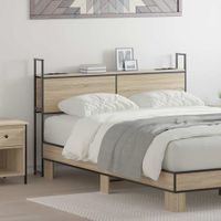 Szafka z Ładowaniem dąb sonoma 150 cm Materiał drewnopochodny