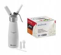 SYFON DO BITEJ ŚMIETANY HENDI 0,25L.+25 NABOJE N2O