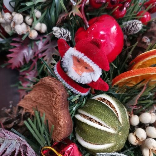 Wianek wieniec stroik 42 cm bożonarodzeniowy świąteczny na Arena.pl