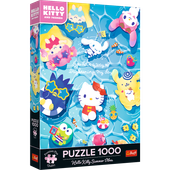 Puzzle - 1000 Premium Plus - Hello Kitty - Letni relaks - Trefl 12067