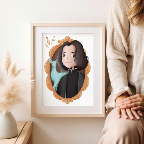 Plakat slytherin snape harry potter 21x29,7 cm A4 na Arena.pl