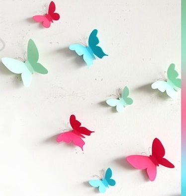 Dekoracja Ścienna, Kolorowa, Mariposa na Arena.pl