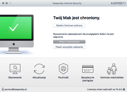Kaspersky Internet Security 10 urządzeń / 2 lata na Arena.pl