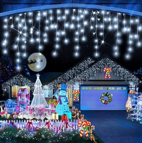 SOPLE GIRLANDA KURTYNA 300 LED ZIMNY BIAŁY + FLASH (ZIMNY BIAŁY) na Arena.pl