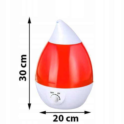 DYFUZOR NAWILŻACZ POWIETRZA CICHY LAMPKA LED 7 KOLORÓW 25W JONIZATOR na Arena.pl