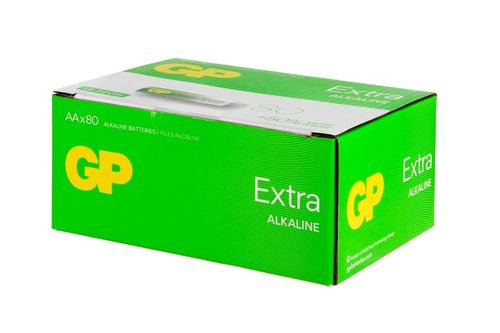 80 x bateria GP alkaliczna EXTRA AA R6 moc paluch do zabawek na Arena.pl