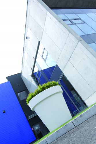 Doniczka okrągła Lofly DLOF160 | Antracyt na Arena.pl