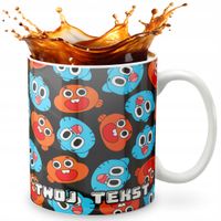 KUBEK 330ml GRAFIKA PREZENT ŚWIĘTA WZÓR - BAJKA GUMBALL + IMIĘ