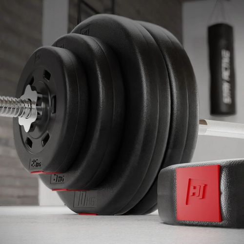 Obciążenie bitumiczne kompozytowe do sztangi hantli 20kg HopSport gryfu na Arena.pl