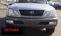 1998-2005 LEXUS LX470 LX 470 - LIstwy chrom grill chromowan
