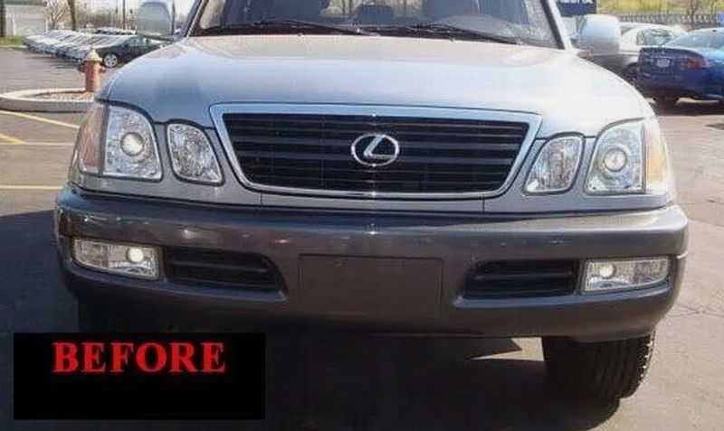 1998-2005 LEXUS LX470 LX 470 - LIstwy chrom grill chromowan zdjęcie 1