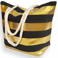 TORBA PLAŻOWA DUŻA ZAPINANA MIEJSKA SHOPPER NA ZAKUPY PLAŻĘ PIKNIK