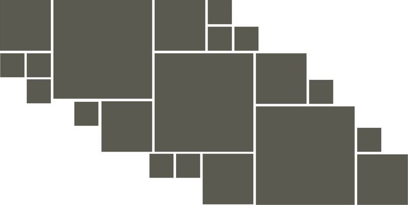 Dekoracyjne Lustro Akrylowe Kwadraty zdjęcie 2